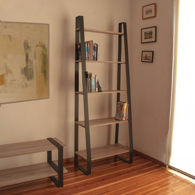 Librero Moderno. Estilo Industrial - Casa Ferro