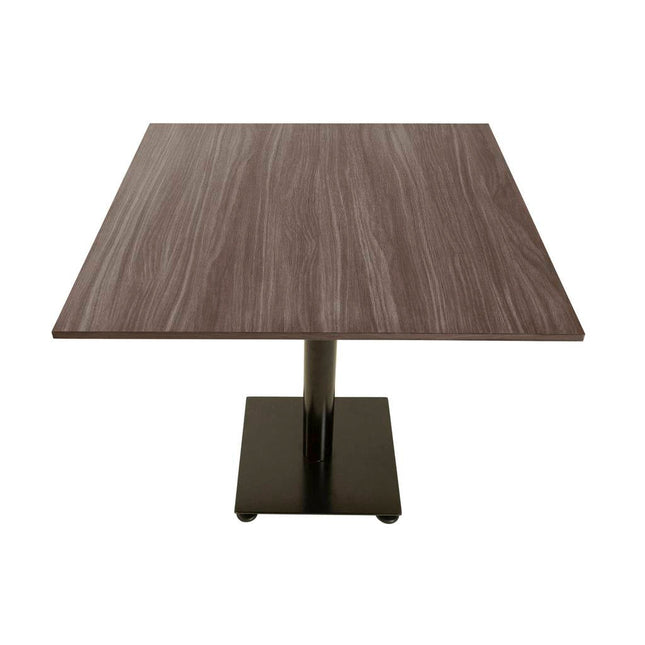 Mesa MDF Cuadrada 80x80x73cm Pedestal 4px - Casa Ferro