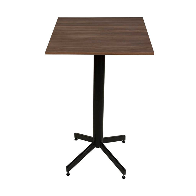 Mesa Alta MDF Cuadrada 60x60x73cm Pedestal Alto - Casa Ferro