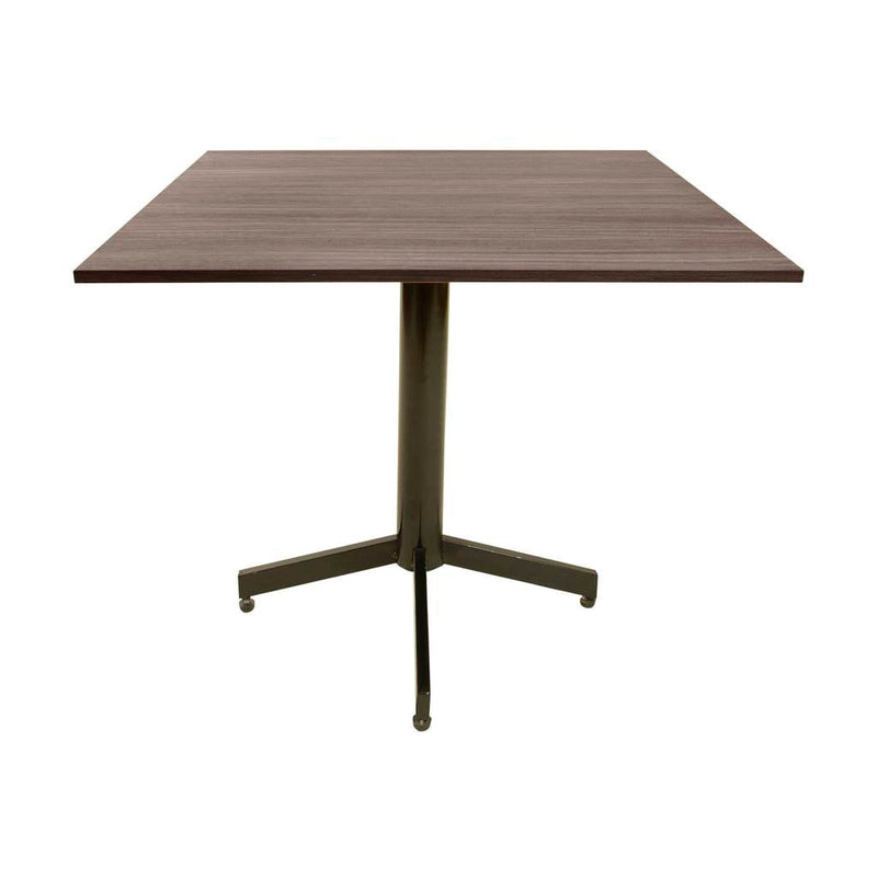 Mesa MDF Cuadrada 80x80x73cm Pedestal Estándar
