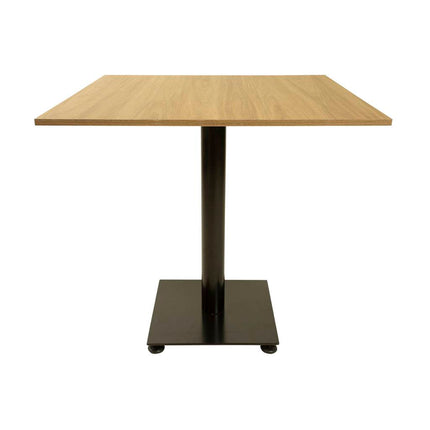 Imagen de Mesa MDF Cuadrada Hickory 80x80x73cm Pedestal 4px