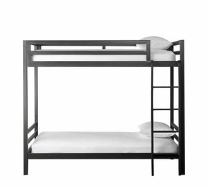 Litera Individual de dos niveles - Estilo Industrial- Acero Negro - Casa Ferro