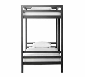 Litera Individual de dos niveles - Estilo Industrial- Acero Negro - Casa Ferro