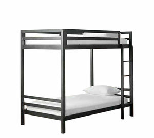 Litera Individual de dos niveles - Estilo Industrial- Acero Negro - Casa Ferro