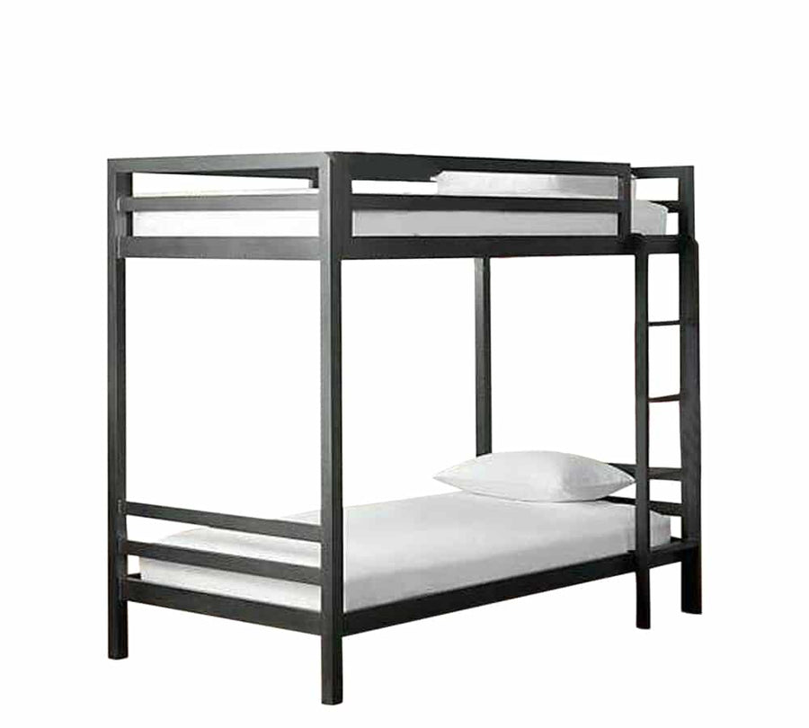 Litera Individual de dos niveles - Estilo Industrial- Acero Negro - Casa Ferro