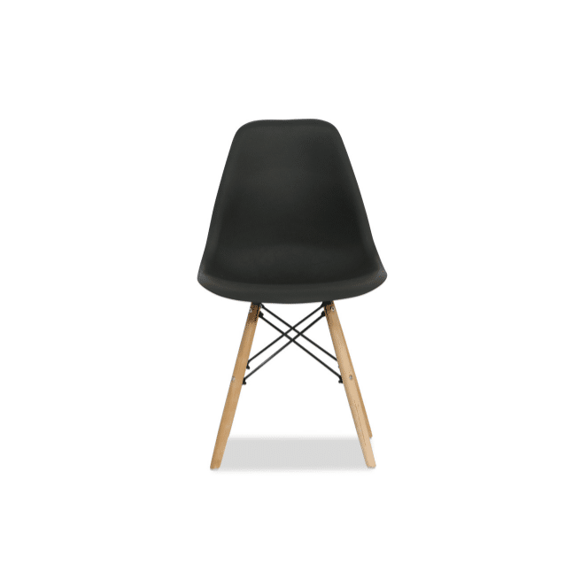 Silla Eames Replica DSW para Restaurante Base de Madera · 7 colores