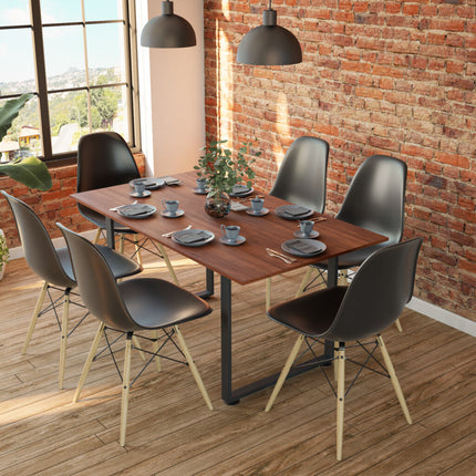 Comedor con 6 sillas. Moderno Minimalista Industrial