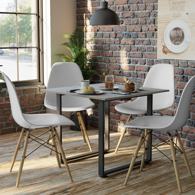 Comedor Desayunador Moderno para 4 Personas con 4 sillas