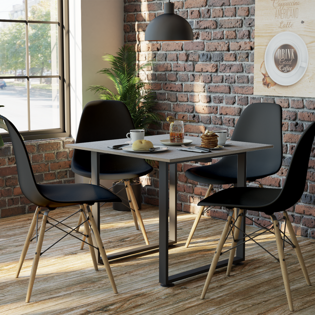 Comedor Desayunador Moderno para 4 Personas con 4 sillas
