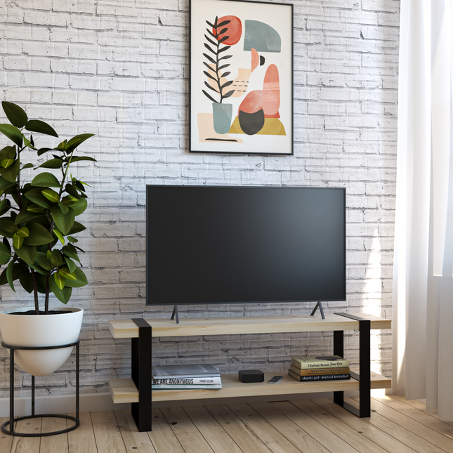 Mueble para TV Escandinavo de Madera para Televisión o Pantalla