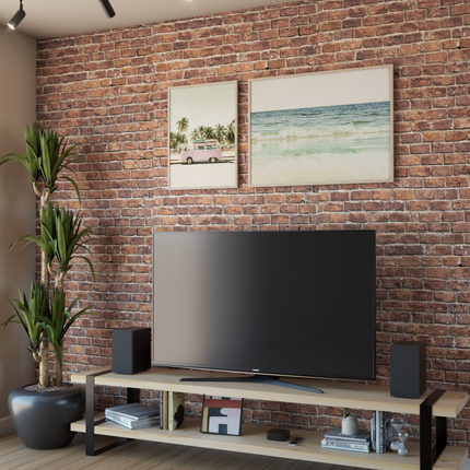 Mueble para TV Escandinavo de Madera para Televisión o Pantalla