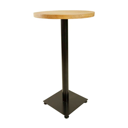Mesas de Madera Mesa Pino Redonda 60x100cm Pedestal Cuadrado 2-4px - Resistente y Elegante