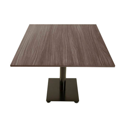 Imagen de Mesa MDF Cuadrada Nogal Neo 80x80x73cm Pedestal 4px