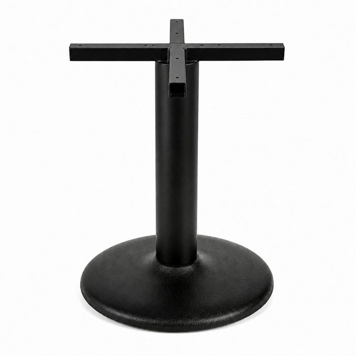 Base de fierro fundido redonda, plato de 45 cm