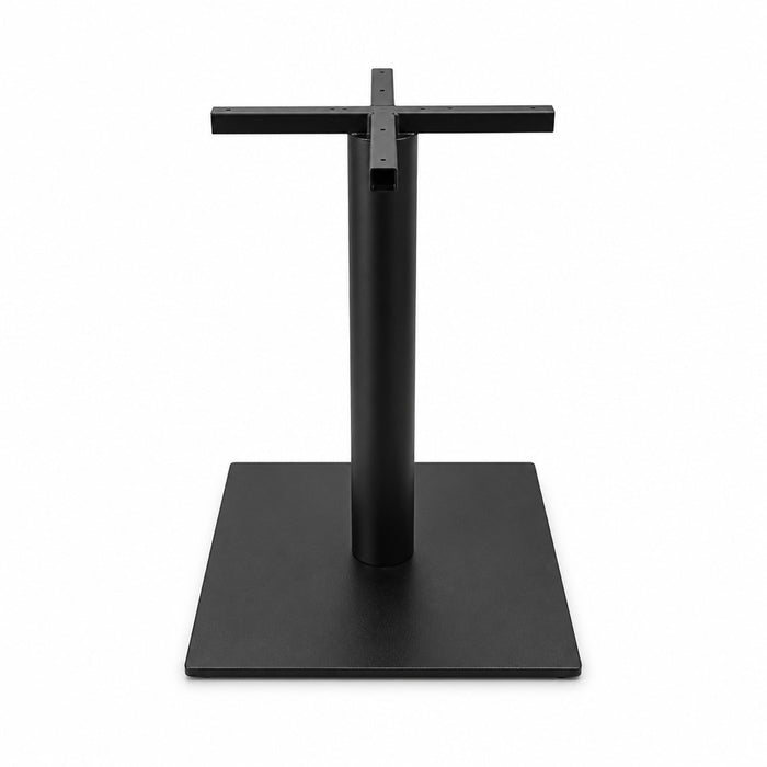Base con plato de acero cuadrado 60×60 cm