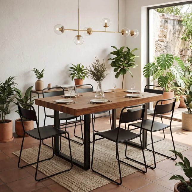 Mesa de Parota Natural para 4-8 Personas - Casa Ferro