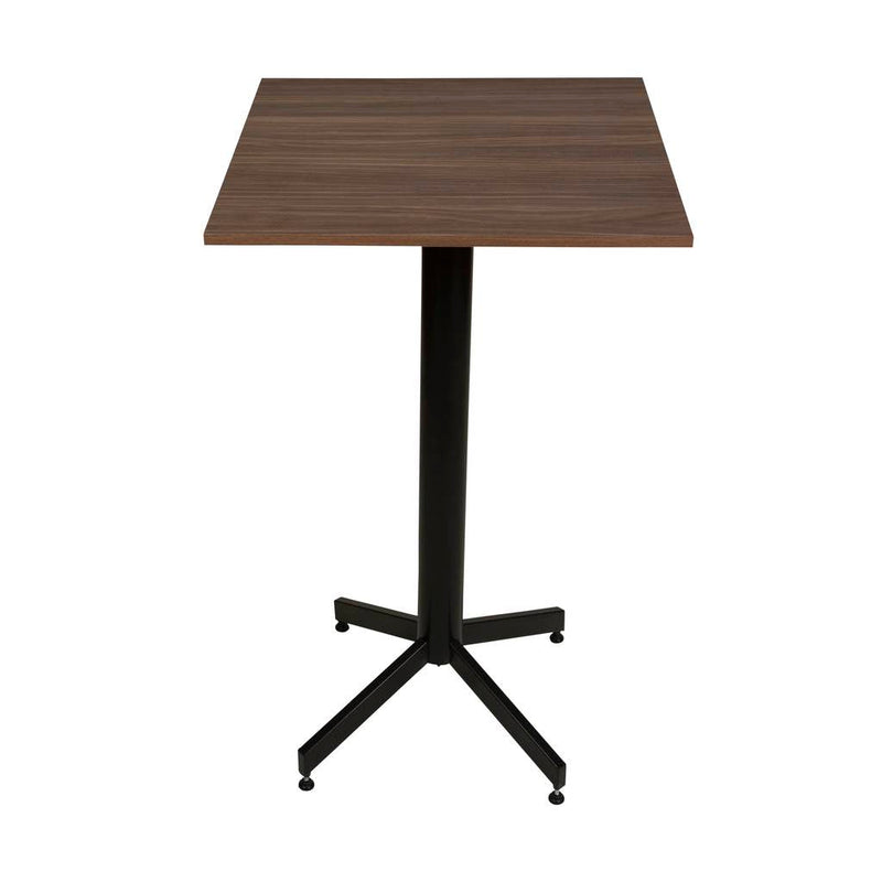 Mesa Alta MDF Cuadrada 60x60x73cm Pedestal Alto