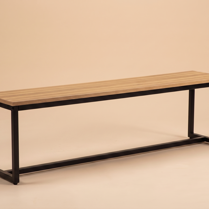 Banca Comedor Industrial 195 cm · Hickory