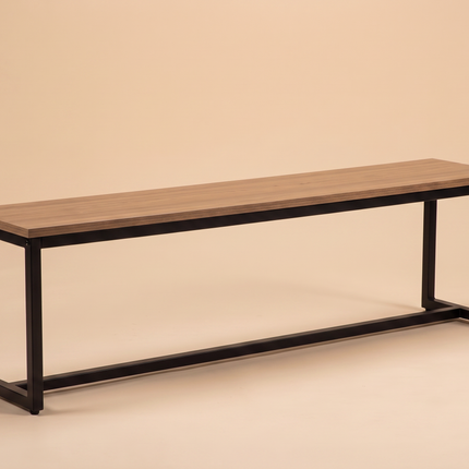 Banca Comedor Industrial 195 cm · Nogal Neo