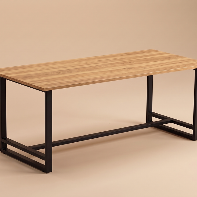 Mesa Comedor Industrial 240 cm · Hickory