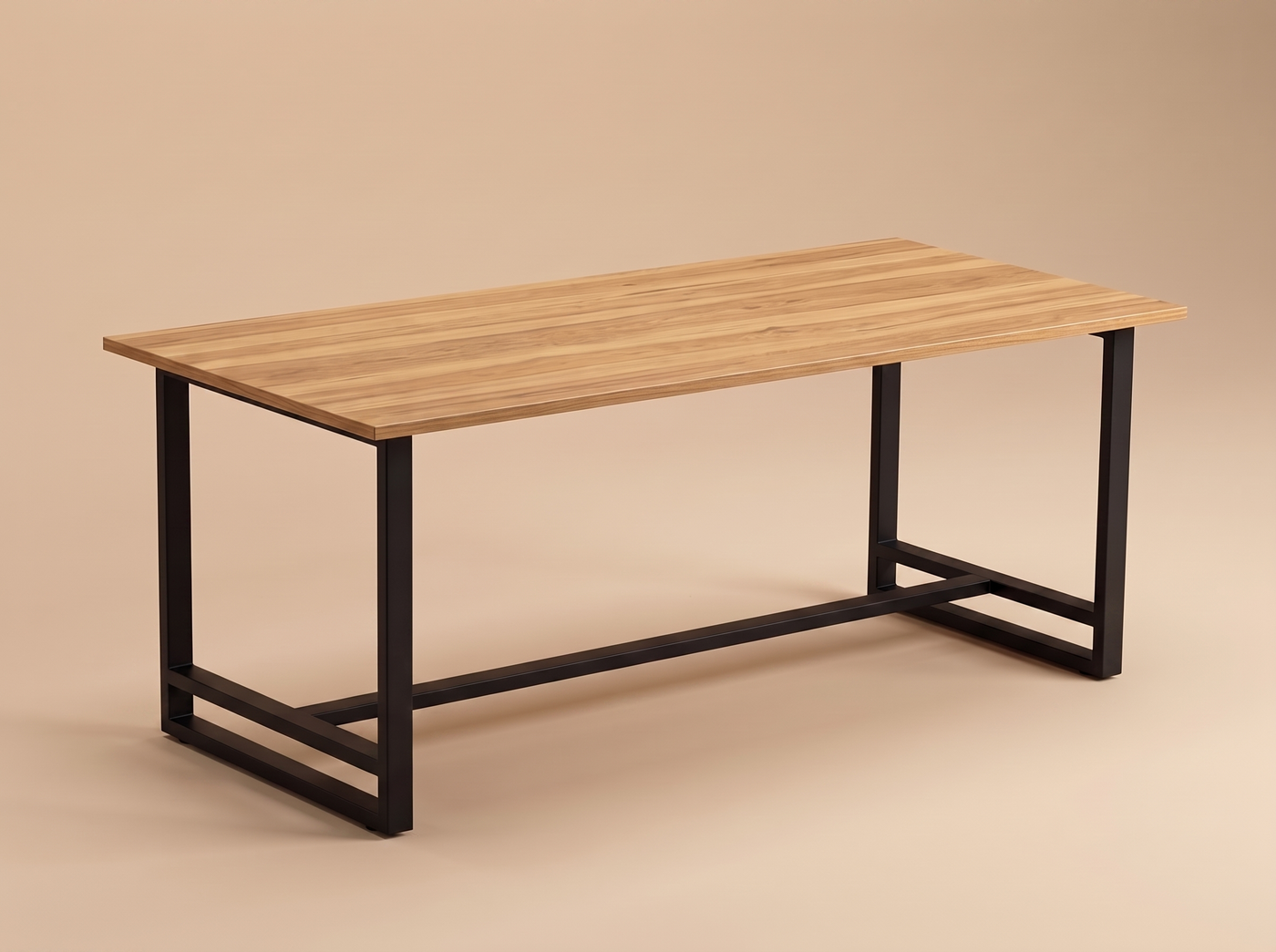Mesa comedor industrial 240 cm en Hickory