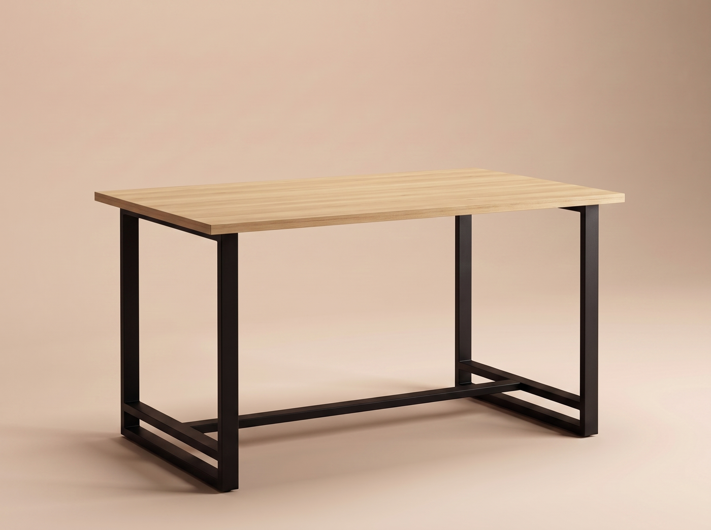 Mesa comedor industrial 120 cm en Hickory