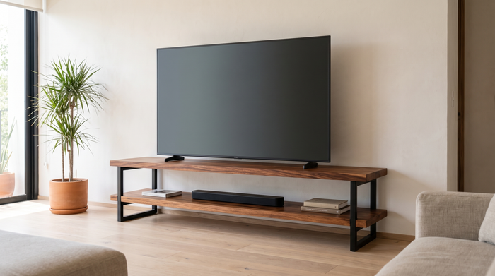 Mueble para TV Escandinavo de Madera - Casa Ferro
