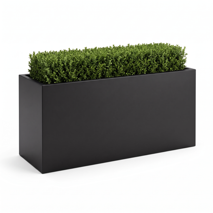 Jardinera Viveros 120 cm de acero negro