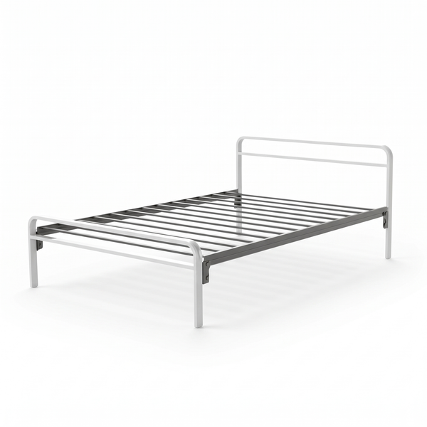 Cama Basic Matrimonial de Acero para Hotel