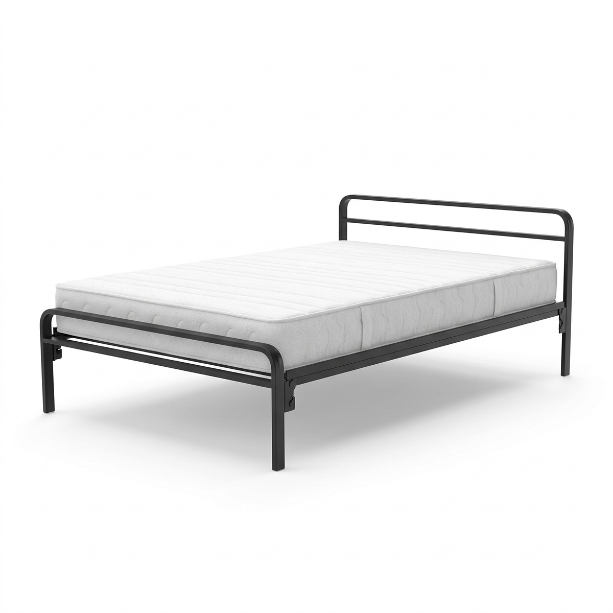 Kit Cama Basic Matrimonial + Colchón Confort DuoSide 24