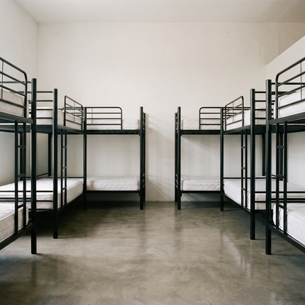 Kit Hostal 12 Plazas: 6 literas económicas + 12 colchones