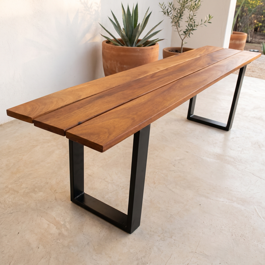 Banca de Exteriores de Madera de Cumarú 1.83 m - Largo Nativo