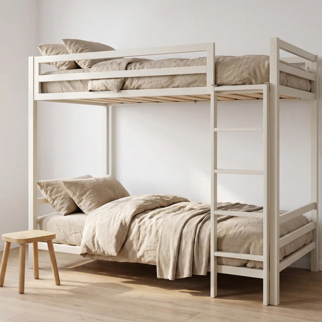 Litera Individual de dos niveles - Estilo Industrial- Acero Negro - Casa Ferro