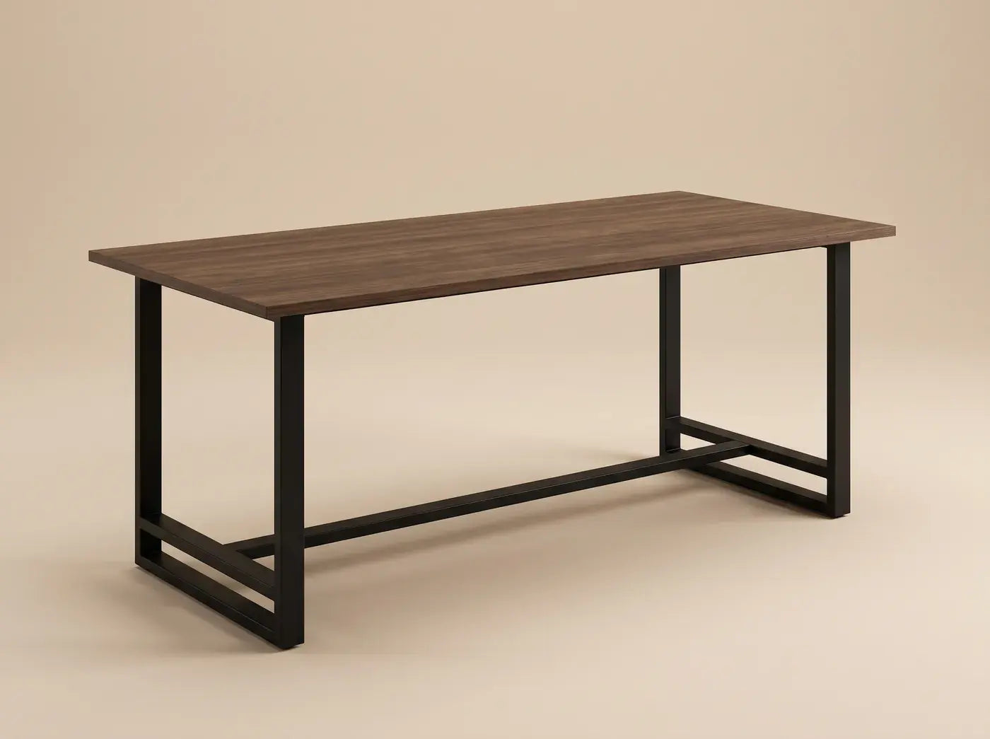Mesa comedor industrial 195 cm para 6 a 8 personas