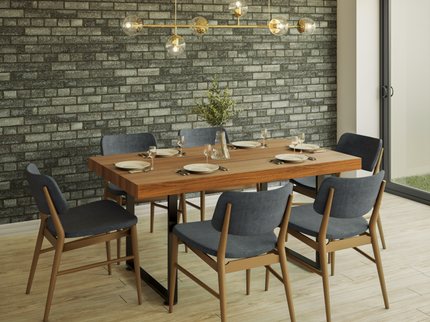 Elegante Mesa de Parota Natural para 4 a 8 Personas