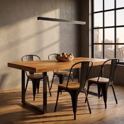 Mesa de Parota Natural para 4-8 Personas 150 × 90 cm · 4 personas - Casa Ferro