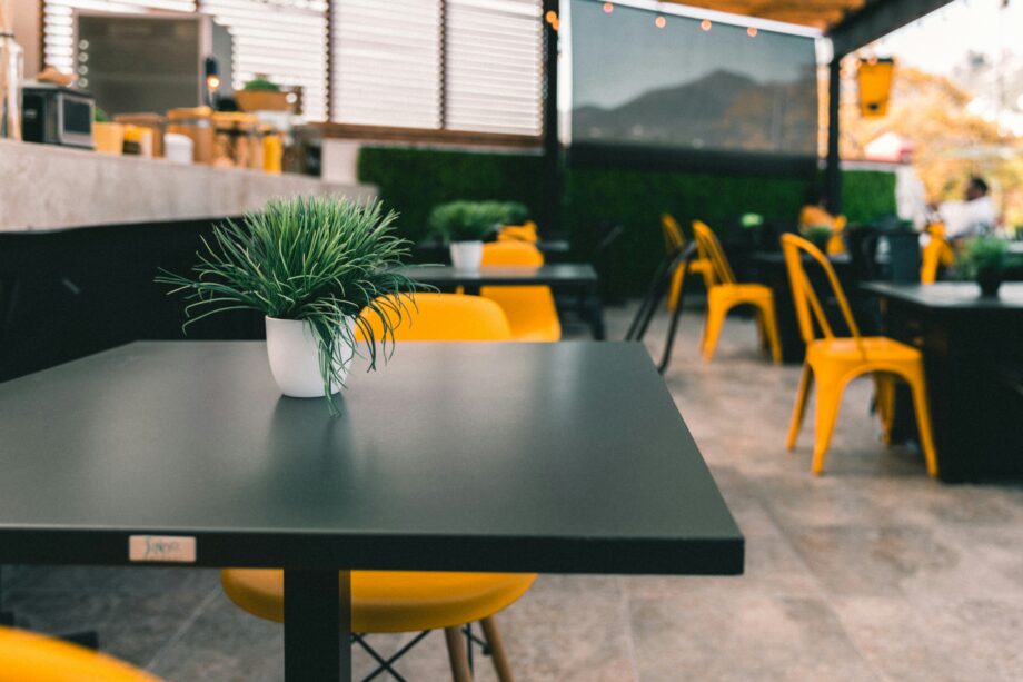 mesa para restaurante madera - casa ferro